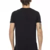 Black Cotton Men T-Shirt
