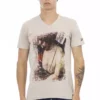 4117396.webp Beige Cotton Men T-Shirt