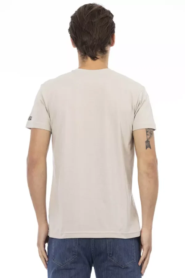 4117405.webp Beige Cotton Men T-Shirt