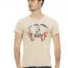 4117777.webp Beige Cotton Men T-Shirt
