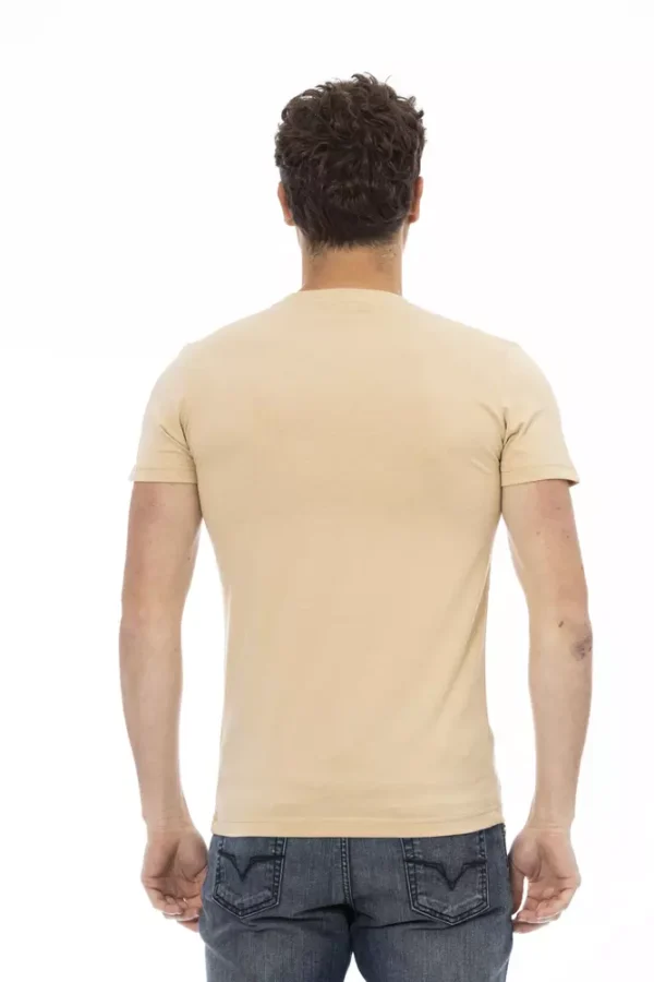 4117945.webp Beige Cotton Men T-Shirt