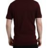 4399617.jpg Elegant Maroon Cotton Blend Polo Tee
