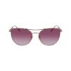 Rose Gold Metal Sunglasses