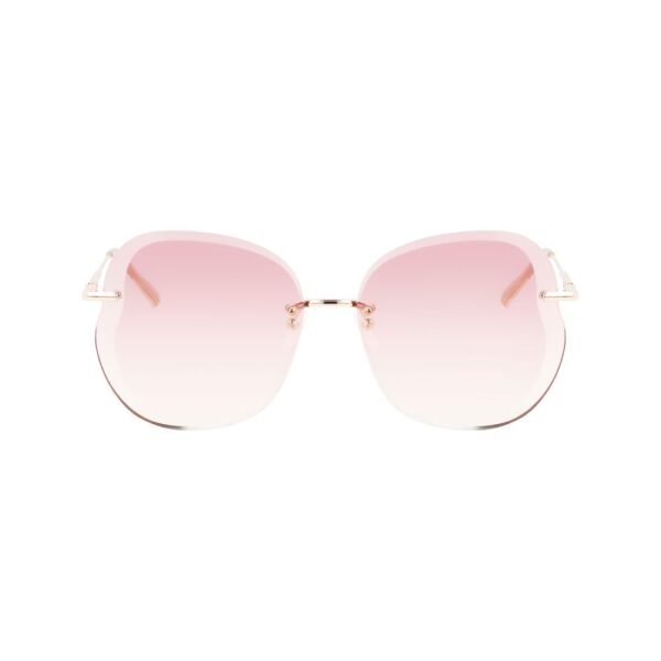 Rose Gold Metal Sunglasses