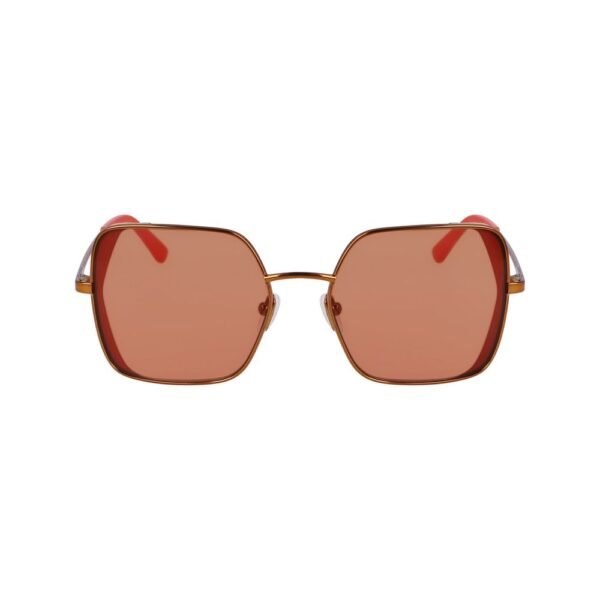 Orange Metal Sunglasses