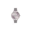 Gray Artificial Leather Watch