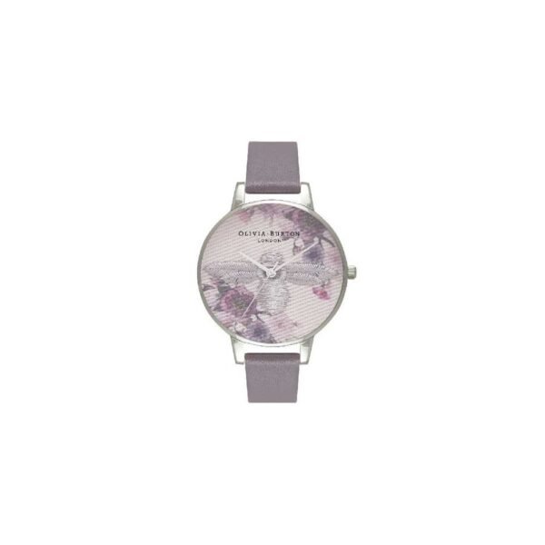 Gray Artificial Leather Watch