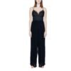 Black Polyester Jumpsuit