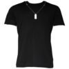 Black Cotton Necklace Embellished T-shirt