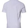 White Viscose Collared Men Polo Short Sleeves T-shirt