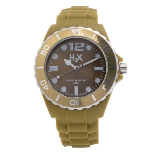Brown Rubber Watch