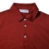 Red Cotton DG Logo Collared Men Polo T-shirt