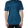 Blue Logo Cotton Men Polo Shirt T-shirt