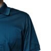 Blue Logo Cotton Men Polo Shirt T-shirt