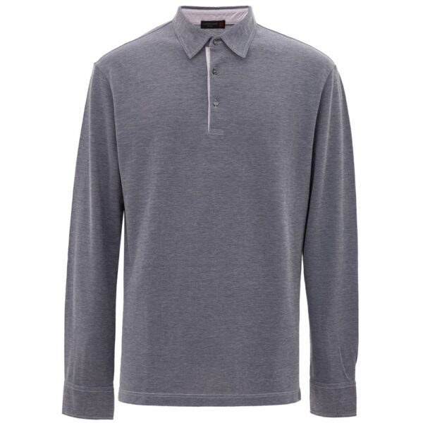 6824495.jpeg Blue Cotton Polo Shirt