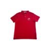 Red Cotton Men Polo Shirt