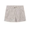 Beige Polyester Swim Short