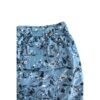 Light Blue Polyester Men Swim Short