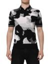Multicolor Camouflage Collared Polo T-shirt