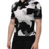 Multicolor Camouflage Collared Polo T-shirt