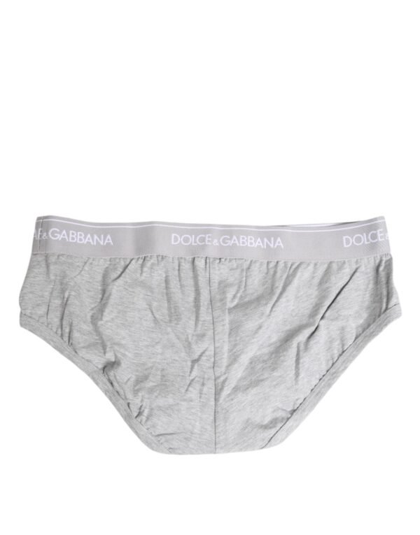 8264513.jpeg Gray Cotton Stretch Regular Brief Underwear
