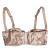 Biege Silk Underwired Balconette Bra Underwear
