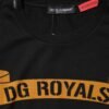 Black DG Royals Cotton Crew Neck T-shirt