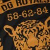 Black DG Royals Cotton Crew Neck T-shirt