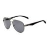 Gray Metal Sunglasses