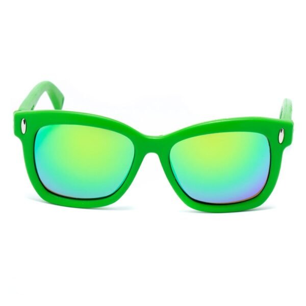 Green Rubber Sunglasses