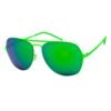 Green Metal Sunglasses