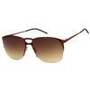 Brown Metal Sunglasses