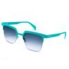 Green Metal Sunglasses