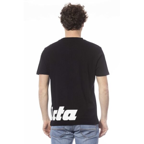 Black Cotton Men's T-Shirt