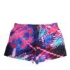 Multicolor Neon Print Polyester Shorts Swimwear