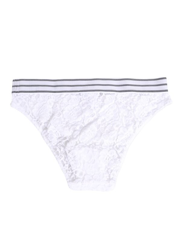 8998600.jpeg White Lace Slip Brief Logo Waistband Underwear