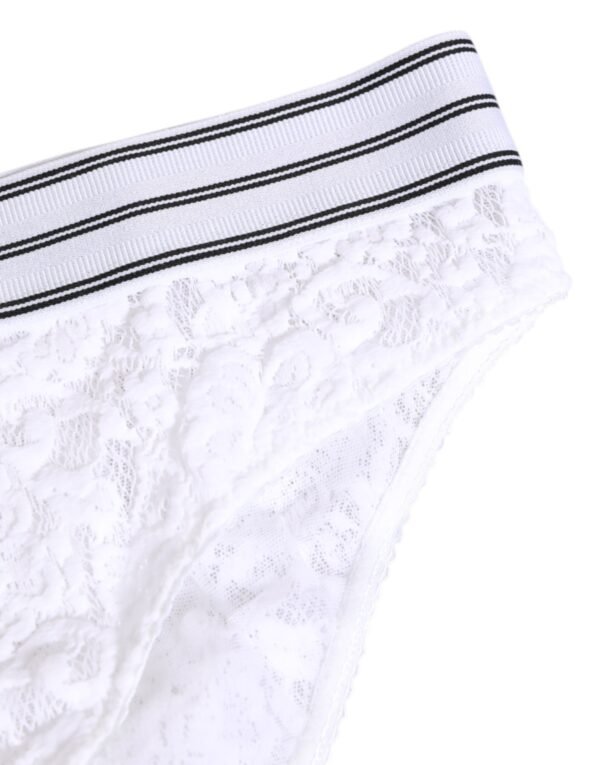 8998601.jpeg White Lace Slip Brief Logo Waistband Underwear