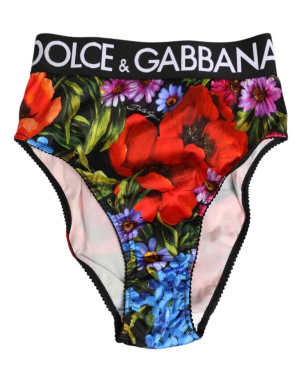 9085737-1.jpeg Multicolor Floral Print High Waist Panty Underwear