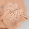 Beige Silk Stretch High Waist Girdle Underwear