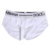 White Nylon Logo Waistband Shorts Underwear