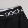 Black Nylon Logo Waistband Shorts Underwear