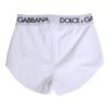 White Nylon Logo Waistband Shorts Underwear