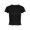 Black Polyester T-Shirt