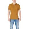 Bronze Cotton Polo Shirt