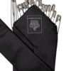 9476251.jpeg Black Safety Pins Silk Adjustable Necktie Accessory Tie