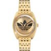Gold Stainless Steel Bracelet Watch