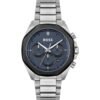 Gray Stainless Steel Dress Watch