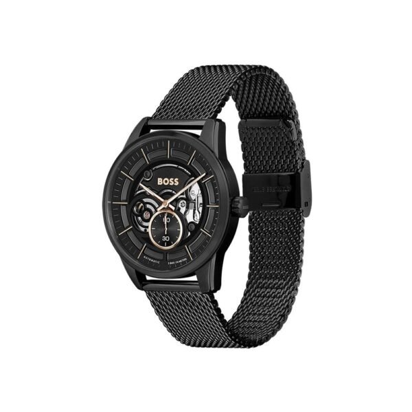 Black Stainless Steel Dress Watch