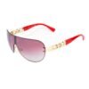 Red Metal Sunglasses