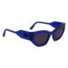 Blue Injected Sunglasses